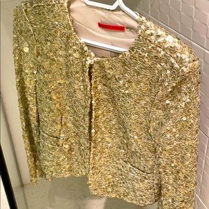 Alice + Olivia Sequin Jacket